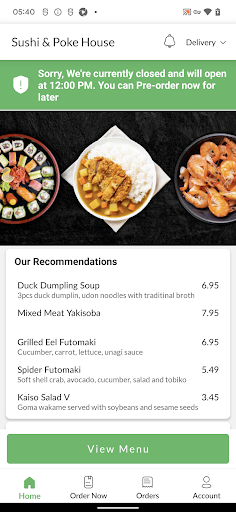 Sushi House Screen 2