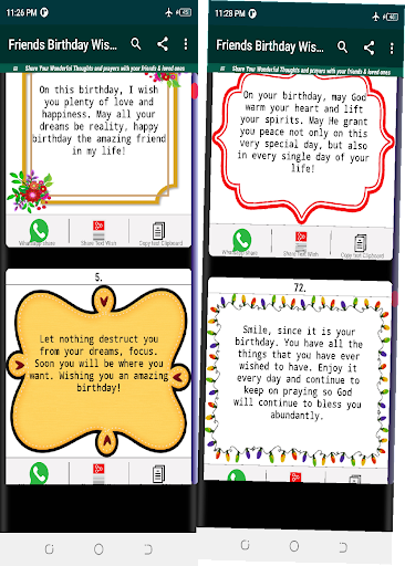 Birthday Prayer Wishes Screen 2
