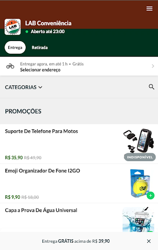 Android application LAB Conveniência screenshort