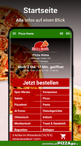 Pizza Homa Tuttlingen Screen 2