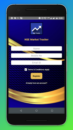 Android application Indian Stock Market Tracker screenshort