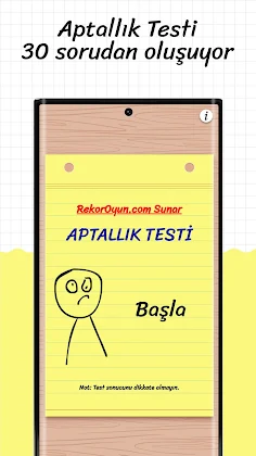 Aptallık Testi - Screenshot 1