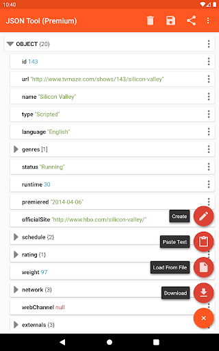 Strumento JSON e XML (Premium)