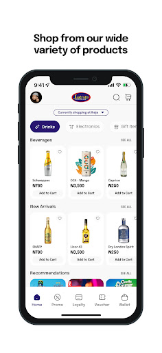 Justrite App Screen 2