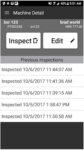 Android application Inspect Powered By GoAardvark screenshort