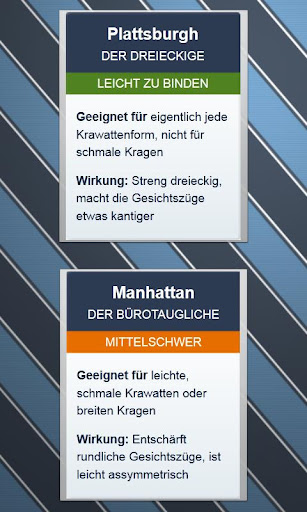 Krawatten binden - DEUTSCH