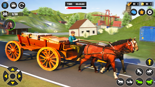 Horse Cart Transport Taxi Game 2
