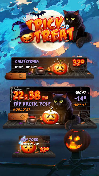 Trick or Treat GO Weather Widg - 1.0 - (Android)