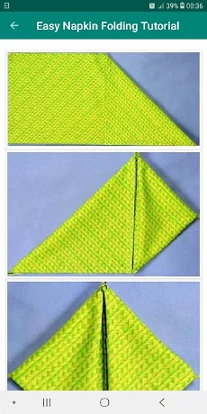 Table Napkin Folding Tutorialのおすすめ画像4