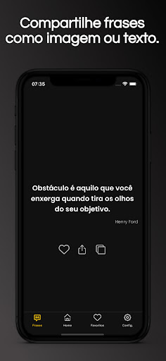 Android application Flynow - Frases de Motivação screenshort