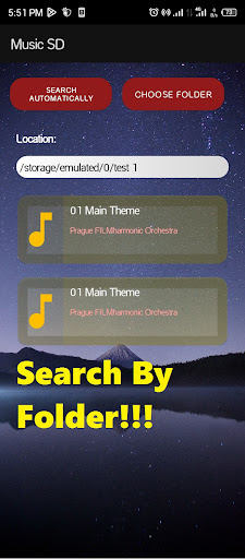 Android application Easy and Simple MP3 Player screenshort