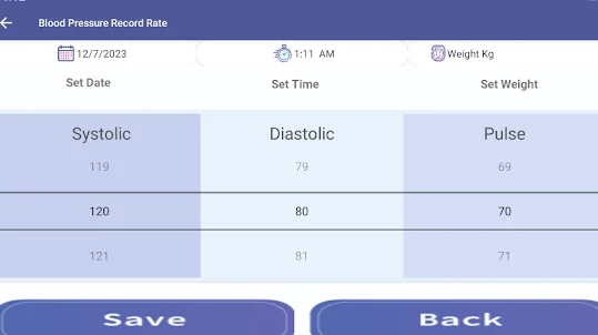 Blood Pressure App-Tracker