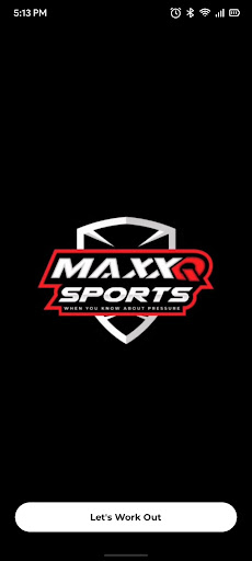 Android application MaxxQ Sports Training App screenshort
