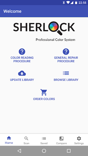 Android application Sherlock Colors screenshort