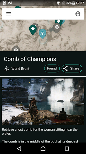 MapGenie: AC Valhalla Map Screen 2