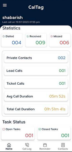 CalTag Screen 2