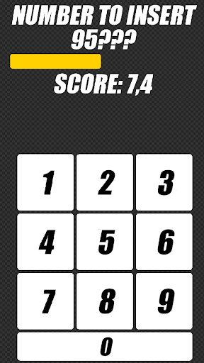 Android application Remember the Number screenshort
