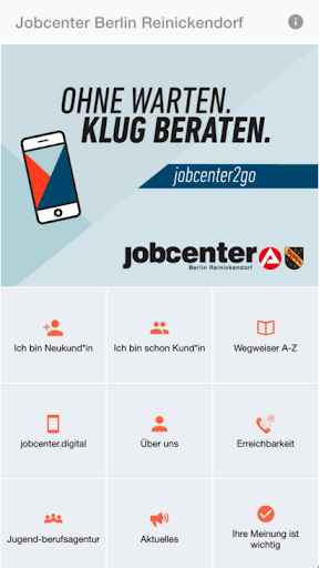 Android application Jobcenter Berlin Reinickendorf screenshort