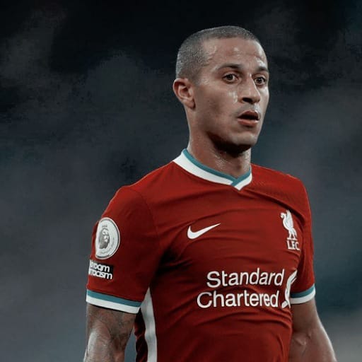 Thiago Alcantara 4K Wallpaper logo