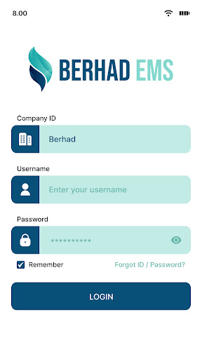 BerhadEMS Screen 2