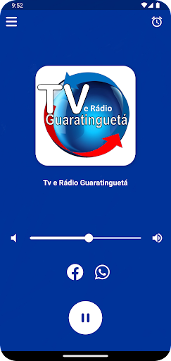 Android application Tv e Rádio Guaratinguetá screenshort