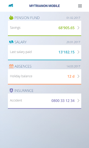 Android application MyTrianon Mobile screenshort