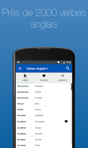 Aperçu de l'application