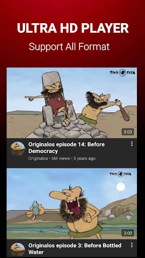 Android application Cartoon Video Player HD screenshort