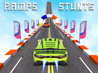 Craziest Mega Ramp GT Racing - Extreme Car Stunts