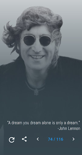 John Lennon Quotes and Lyrics Screen 3