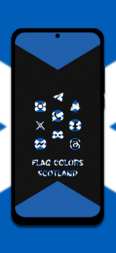 Scotland - Flag Colors Icons Screen 3