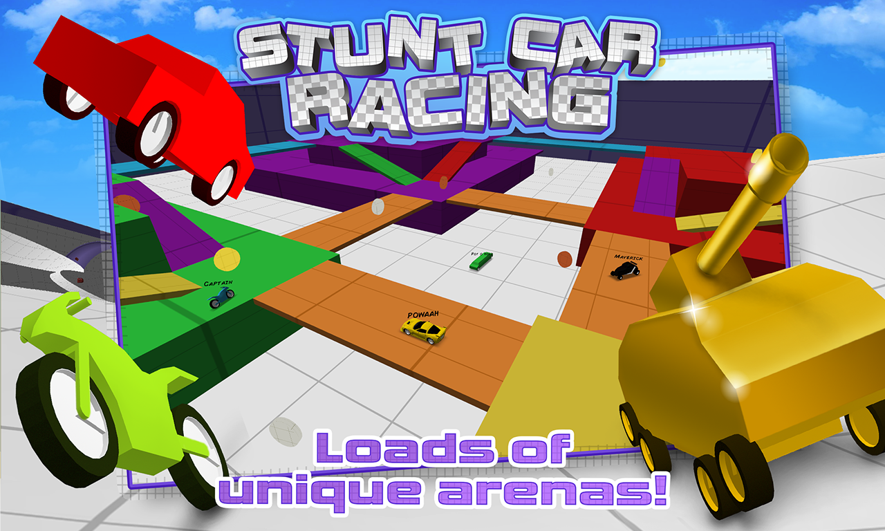 Android application Stunt Car Racing - Multiplayer screenshort