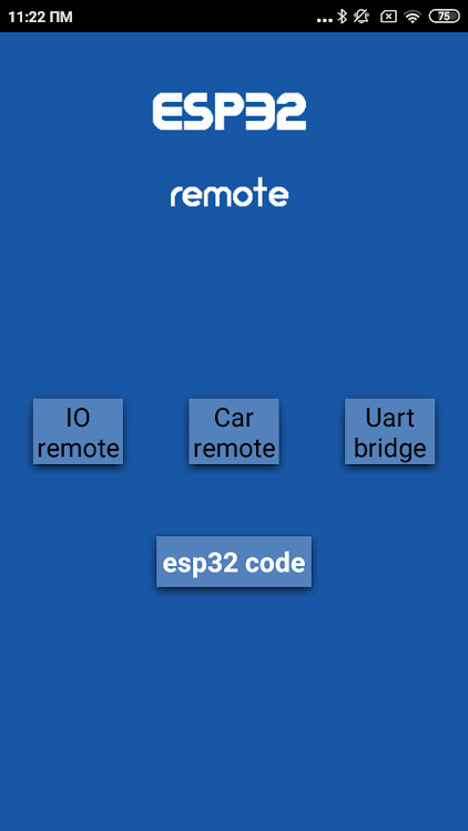 esp32 remote - 1.3 - (Android)