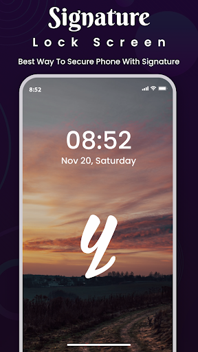 Signature Lock Screen