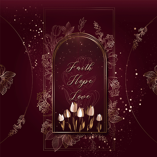 Faith HopeLove Tulip-Wallpaper logo