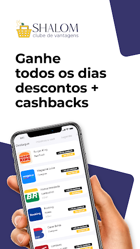 Android application Shalom Clube de Vantagens screenshort