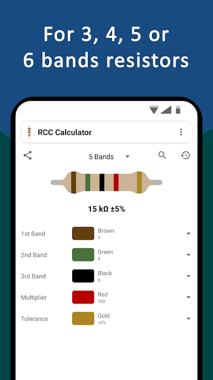 Resistor Color Code Calculator - 2.6.0 - (Android)