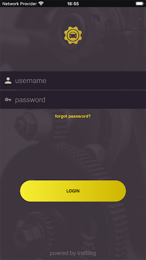 Android application Traffilog Technician screenshort