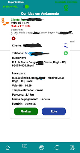 BAGÉ MOBI - Motorista Screen 3