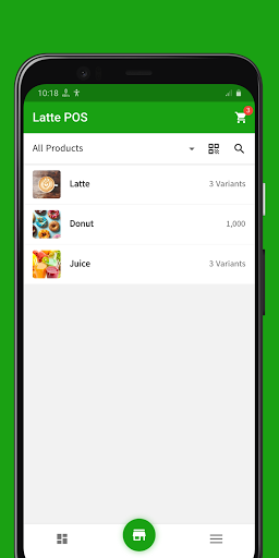 Latte POS Screen 2
