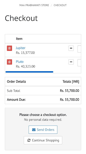 Maa Prabhawati Store Screen 3