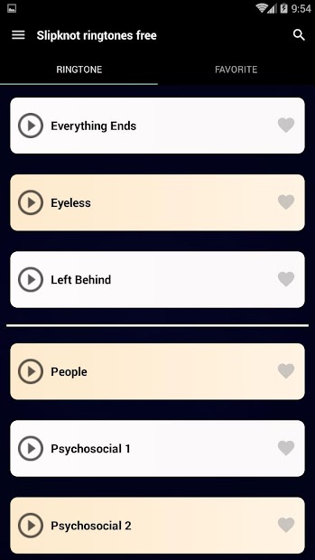 Screenshot 9 Slipknot ringtones android