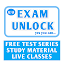 Exam Unlock : Free Test Series & E-Learning