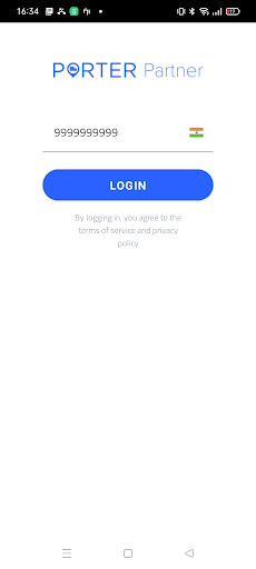 Android application Porter Partner - HouseShifting screenshort