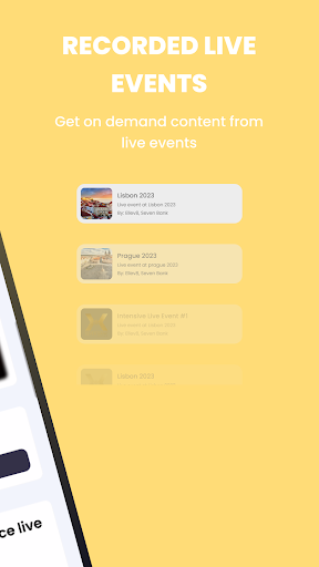 Seven Bank - Live Events Screen 2