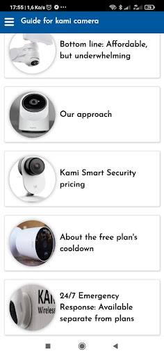 Guide for kami camera Screen 2