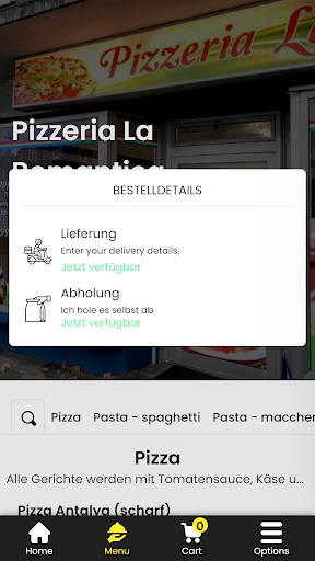Pizzeria La Romantica Screen 3