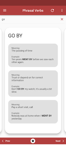English Phrasal Verbs Screen 2