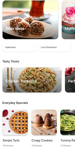 Italian recipes app Screen 3