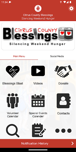 Android application Citrus County Blessings screenshort